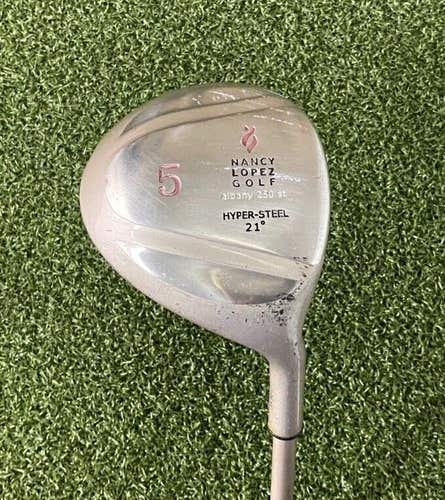 Nancy Lopez Golf Hyper-Steel 5 Wood 21* / RH / Ladies Graphite ~42.5" / jl5331