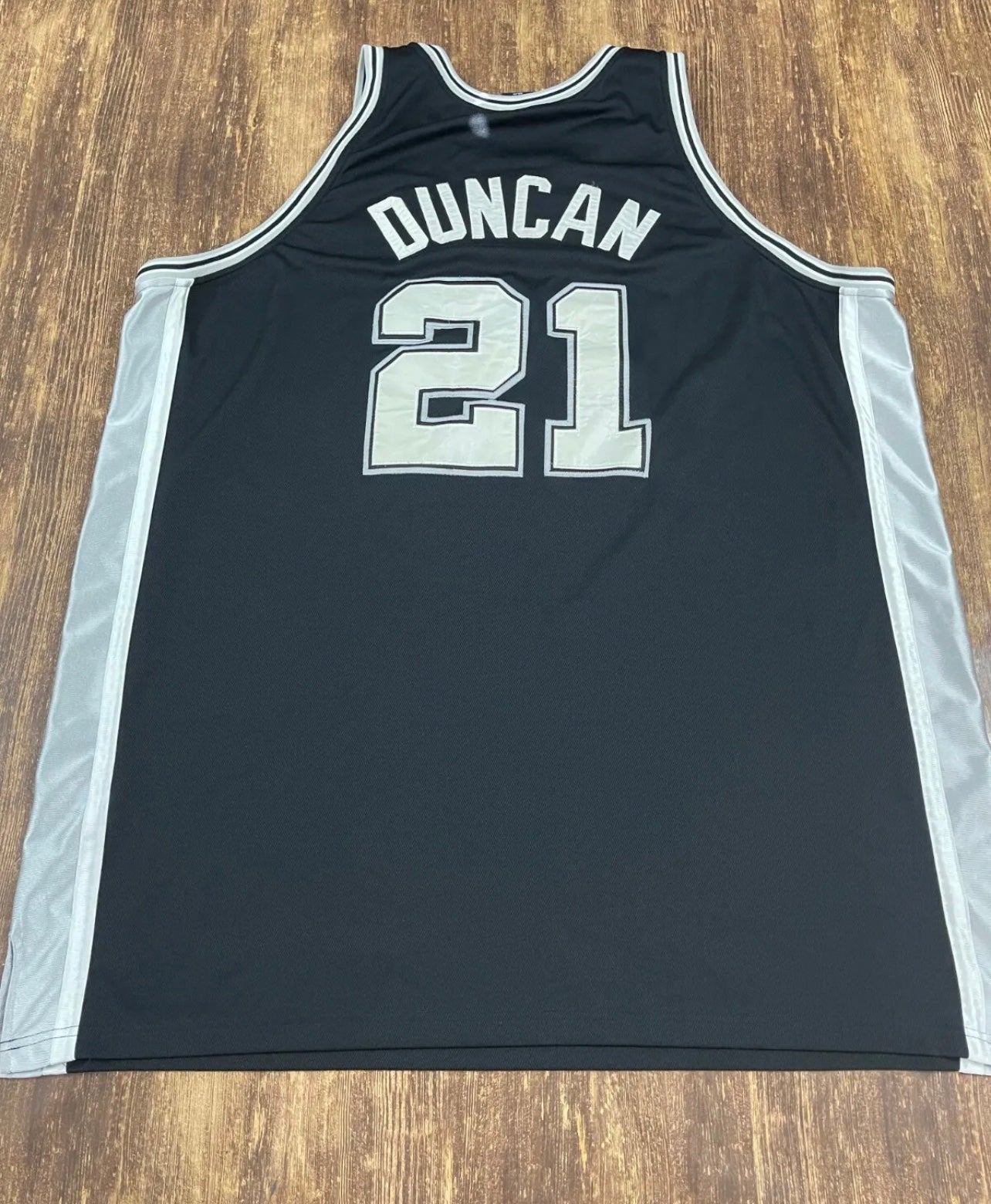 NBA San Antonio Spurs Tim Duncan Vintage Nike #21 Jersey Sz. 4XL Length +2.