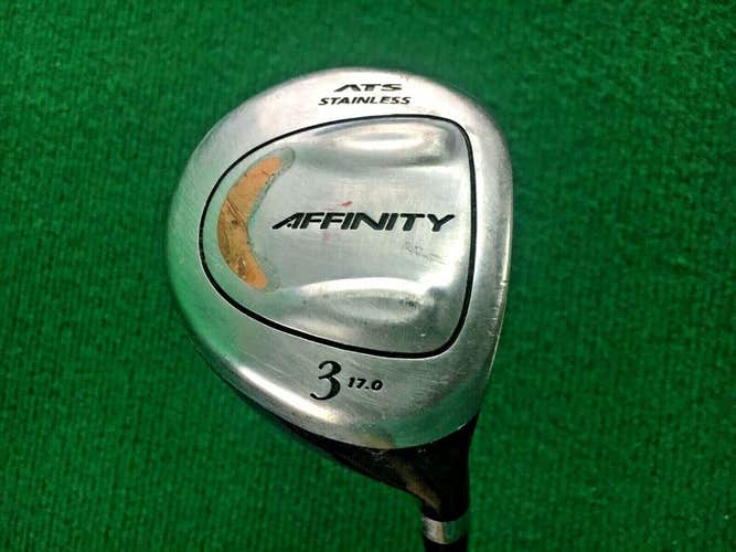 Affinity ATS Stainless 3 Wood 17*  /  RH  /  Light LADIES Graphite / mm8607