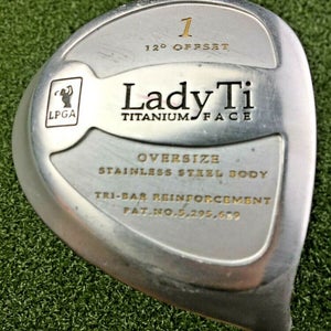 LPGA Lady Ti Titanium Face Oversize OS Driver 12* / RH / Ladies Graphite /gw6118