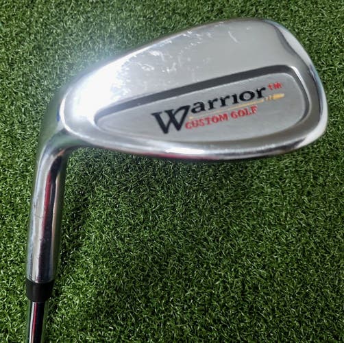 Warrior Custom Golf Lob Wedge 60*  /  LH  /  Stiff Steel ~36.25" / NICE / jd3619