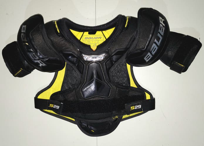 Used Junior Large Bauer Supreme S29 Shoulder Pads