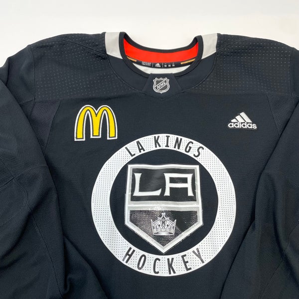 Los Angeles Kings adidas Hockey Fights Cancer Primegreen Authentic Blank  Practice Jersey - White/Purple