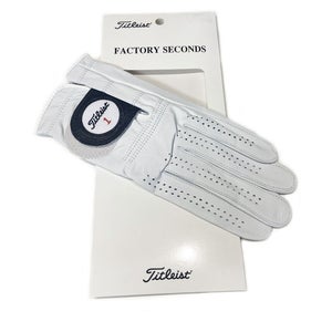 NEW Titleist Factory Seconds Golf Glove White/Black Mens Cadet Medium Large