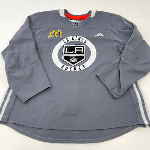 Used LA Kings GREY MIC Adidas Practice/Camp Jersey | Multiple Available