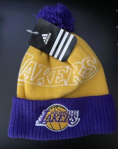 toddler addidas lakers beanie 2t-4t