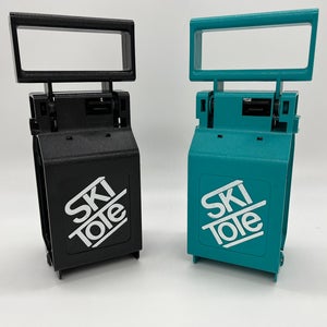 2 Pack Vintage SKI TOTE Transport System Carrier for Winter Skis and Poles