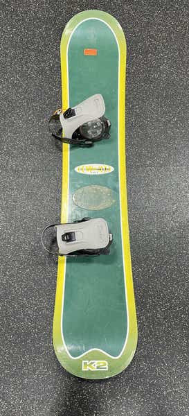 Used K2 Doublewide 161 Cm Men's Snowboard Combo | SidelineSwap