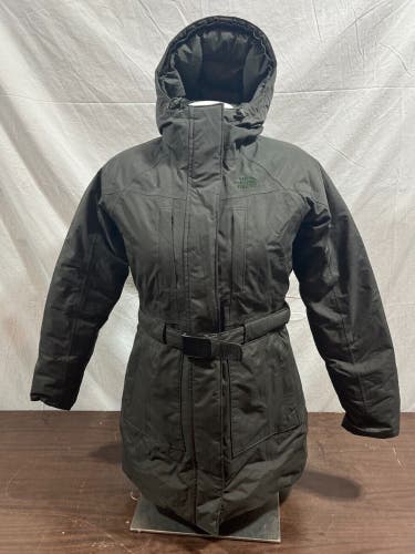 The North Face HyVent Olive Green Belted Down Insulated Puffer Jacket Women's XS