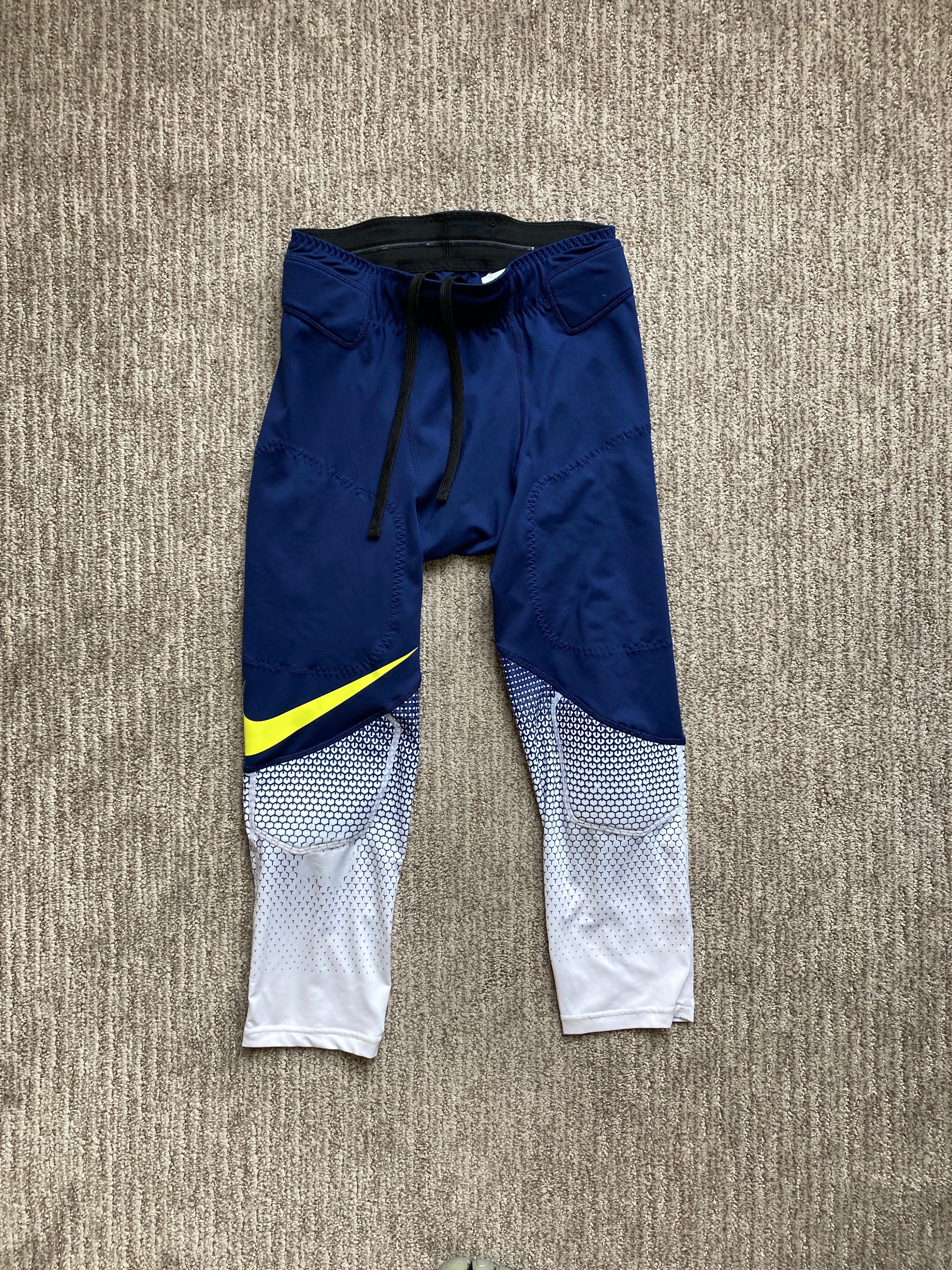 Mens Nike Pro Hyperstrong NBA Padded 34 Compression Pants White XLT 2XLT  3XLT  ASA College Florida