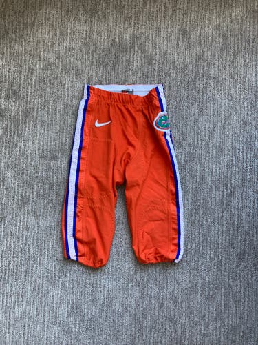 Men's Size 30 Nike Florida Gators Football Team Issued SEC Game Pants Orange