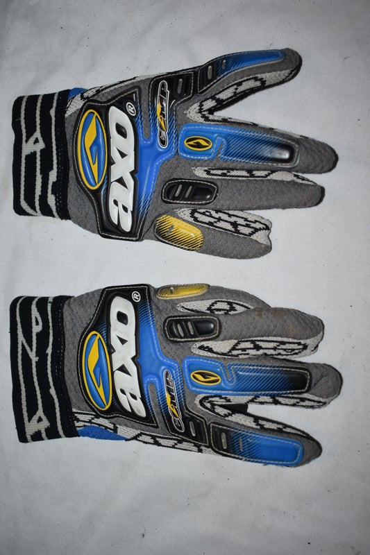 AXO Sport COMP Motocross Gloves, Youth Small/8
