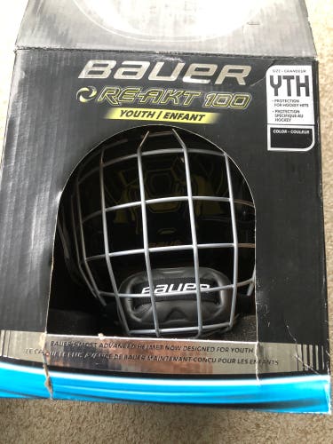 New Youth Bauer Re-Akt 100 Helmet  HECC CERTIFIED VALID UNTIL END OF JAN -2024