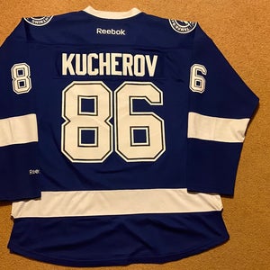 Nikita Kucherov Lightning Reebok Premier Jersey Size XL MSRP $180