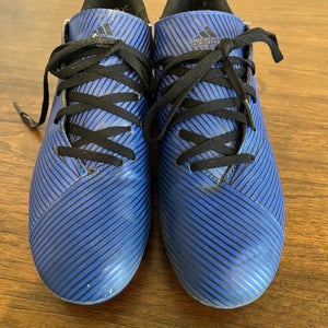 Blue Men's Slightly Used Size 9.0 Adidas Cleats