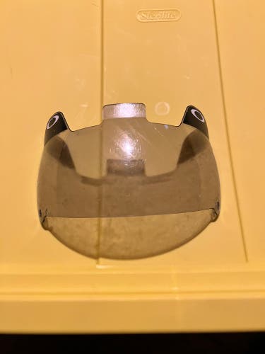 Tinted Oakley helmet visor