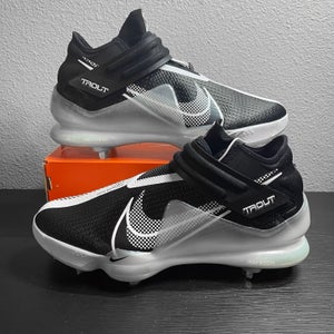 Nike Men's Force Zoom Trout 7 Metal Baseball Cleats Size 12 Black CI3134-005