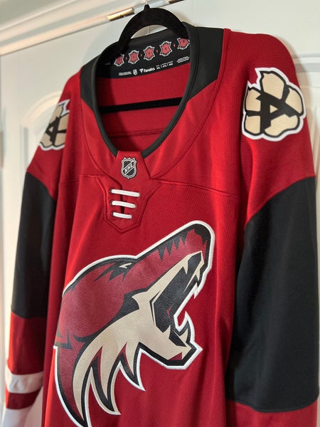 Monkeysports Arizona Coyotes Uncrested Adult Hockey Jersey in Burgundy Size XX-Large