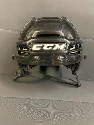 Used Small CCM Blacked Out Tacks 910 Helmet