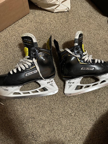 Used Bauer Extra Wide Width Size 6.5 Supreme S29 Hockey Skates