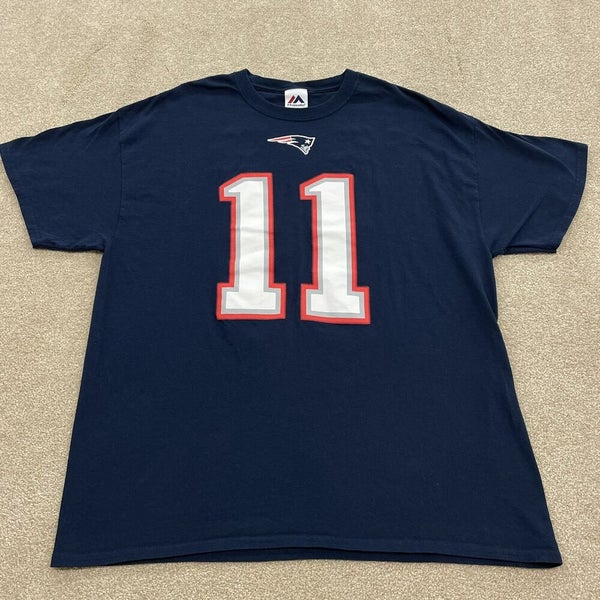 Men's New England Patriots Julian Edelman Nike Red Super Bowl LIII