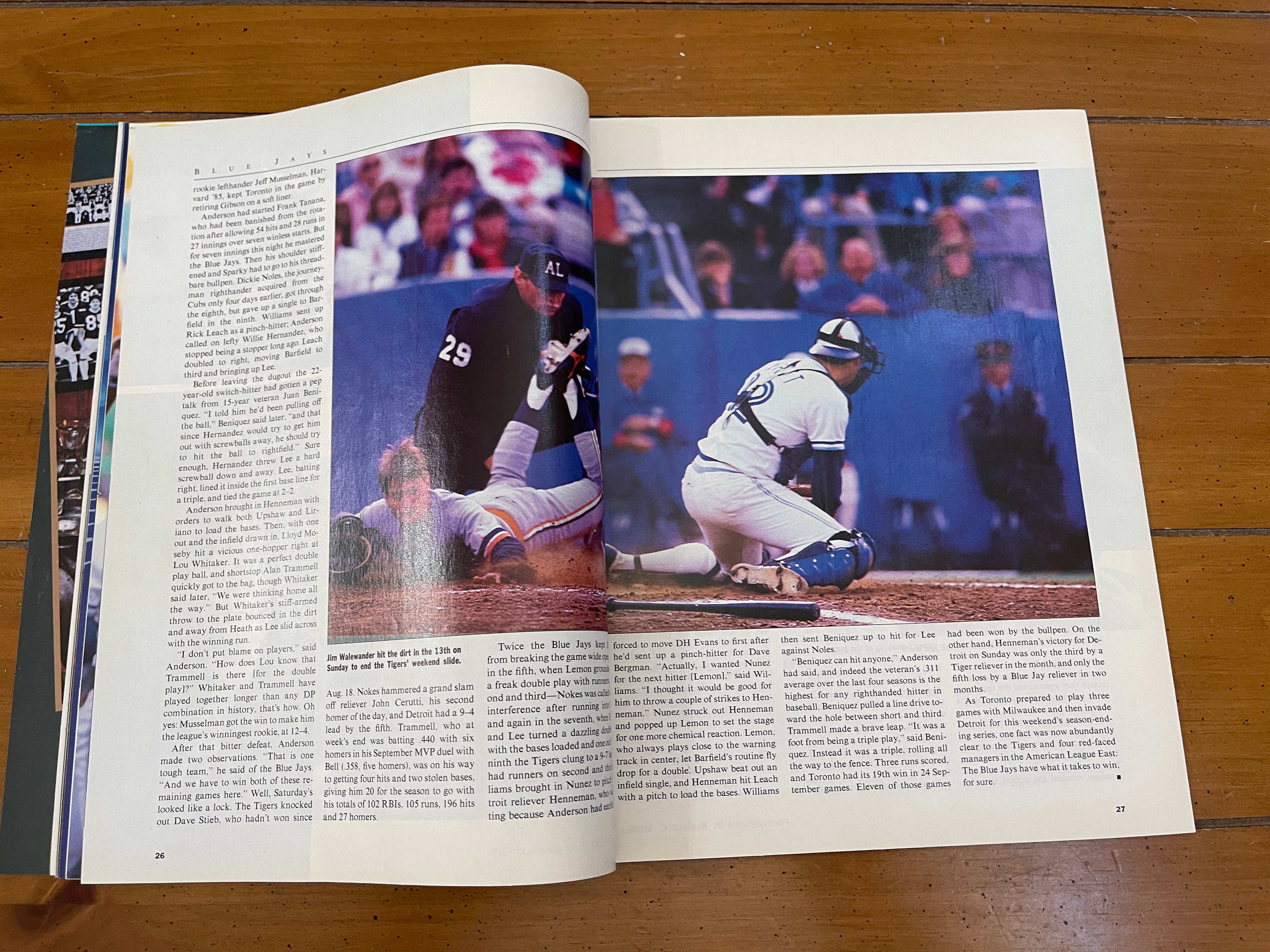 SI: Sports Illustrated October 5, 1987 Lloyd Moseby, Baseball, Toronto –