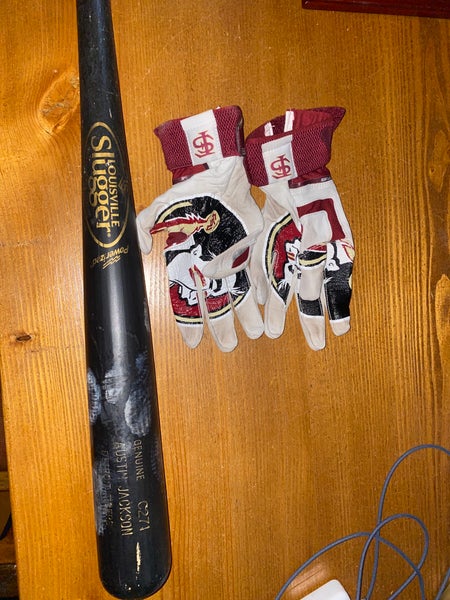 Austin Jackson Louisville Slugger (34/31.5) x Florida State Batting Gloves