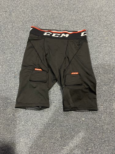 Lightly Used CCM Jock Strap Shorts Version