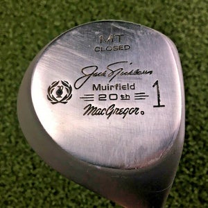 MacGregor Nicklaus Muirfield 20th Anniversary MT Closed Driver RH Stiff / mm6108