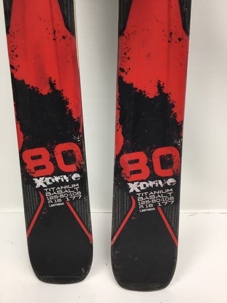 177 Salomon XDrive 8.0 Skis | SidelineSwap | Buy and Sell on