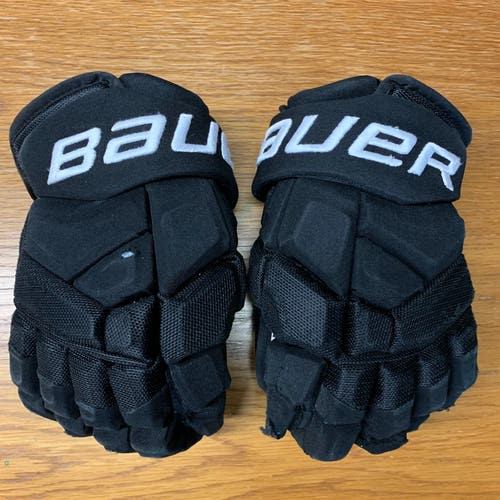 Bauer Supreme 2S Pro Stock Hockey Game Used Gloves 14” Frederic Boston Bruins