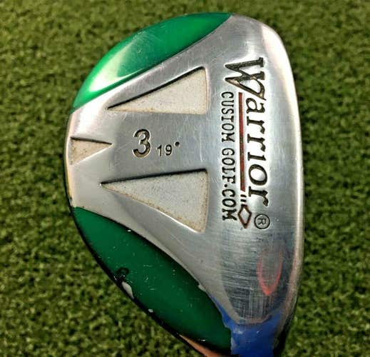 Warrior Golf 3 Hybrid 19*  /  RH  /   Stiff Graphite ~40"  / Nice Grip / mm0340