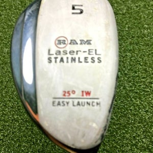 RAM Laser-El Stainless 5 Hybrid 25* / RH / Regular Graphite / NEW GRIP / gw9853