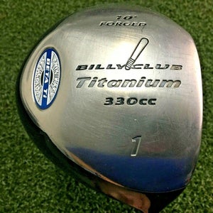 Billy Club 330cc Forged Titanium Driver 10* RH / Regular Graphite ~44.5" /mm7187
