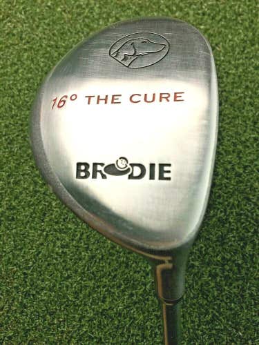 Brodie "The Cure" 3 Wood 16* / RH / Regular Graphite ~43" / Nice Grip / gw3858