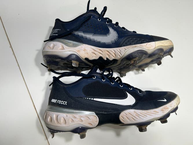 Nike Alpha Hurache Elite 3 Metal Baseball Cleats - Low top - Mens Size 10