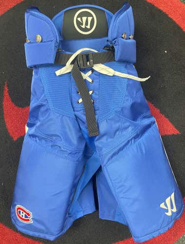 New NHL Pro Stock Warrior QRE Covert hockey Montreal Canadiens Pants Large