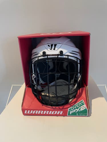 Brand New White Warrior Covert PX2 Helmet W/ Cage
