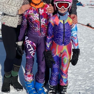 Kids Spyder ski racing suit