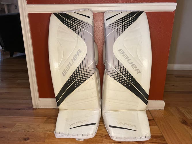Used 34” Bauer Vapor 1X Leg Pads Pro Stock