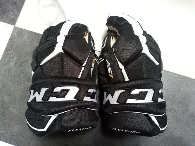 Slightly Used CCM 14" Super Tacks AS1 Hockey Gloves