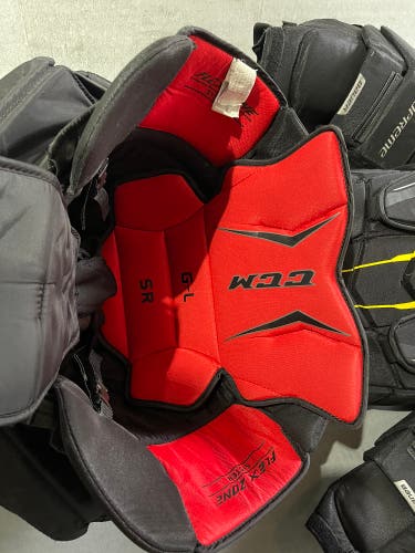 CCM pants and knee pads
