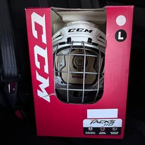 New CCM Tacks 110 Hockey Helmet Combo -Large