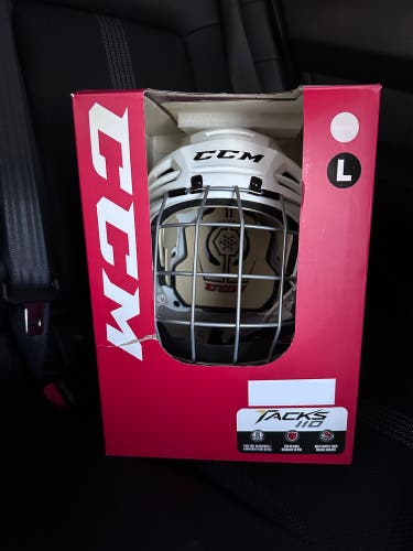 New CCM Tacks 110 Hockey Helmet Combo -Large