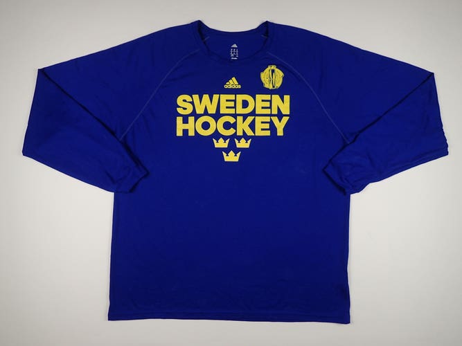 Team Sweden NHL Pro Stock TEAM ISSUED Gym shirt Training XL World Cup of Hockey