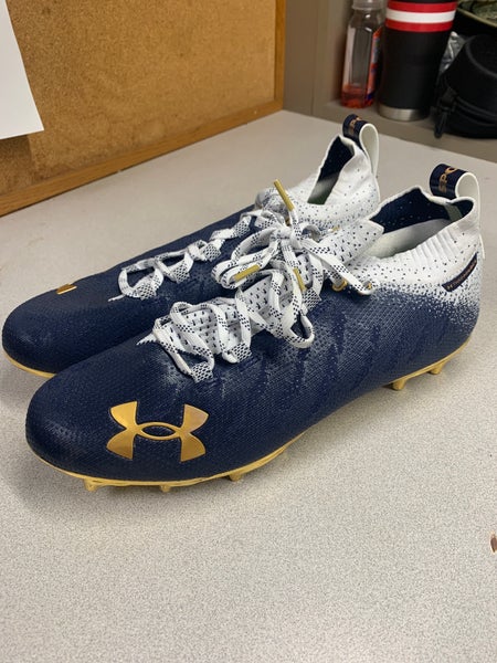 Blue Men's Size Men's 10.5 (W 11.5) Under Armour Cleats