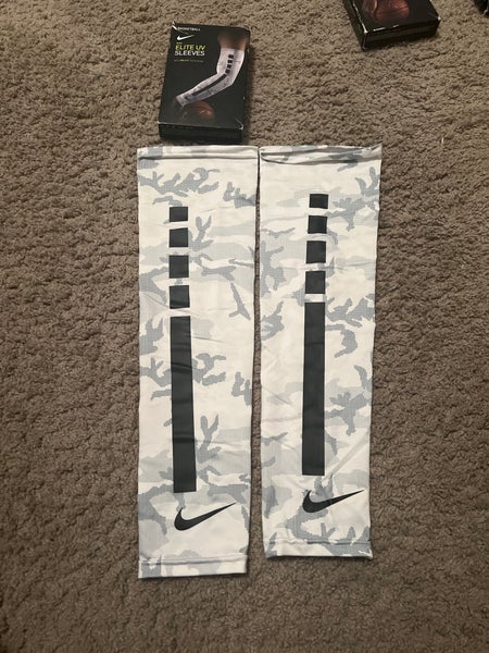 Nike NBA Shooter Sleeve 2.0, Men's, L/xl, White/Black