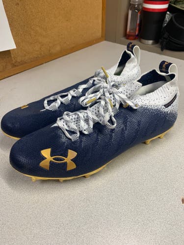 NEW Blue Men's Size 10.5 (W 11.5) Under Armour Cleats