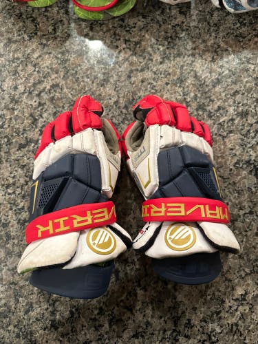 Used Player's Maverik 13" M5 Lacrosse Gloves