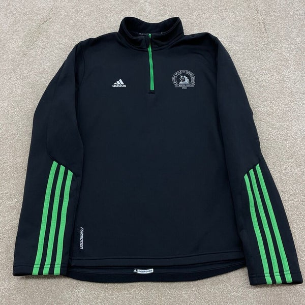 Boston Marathon Jacket Women Medium 2011 1/4 Zip Train Gym Run adidas Response